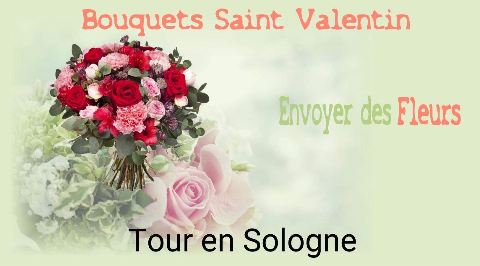 Roses de Saint-Valentin livrées à Tour-en-Sologne